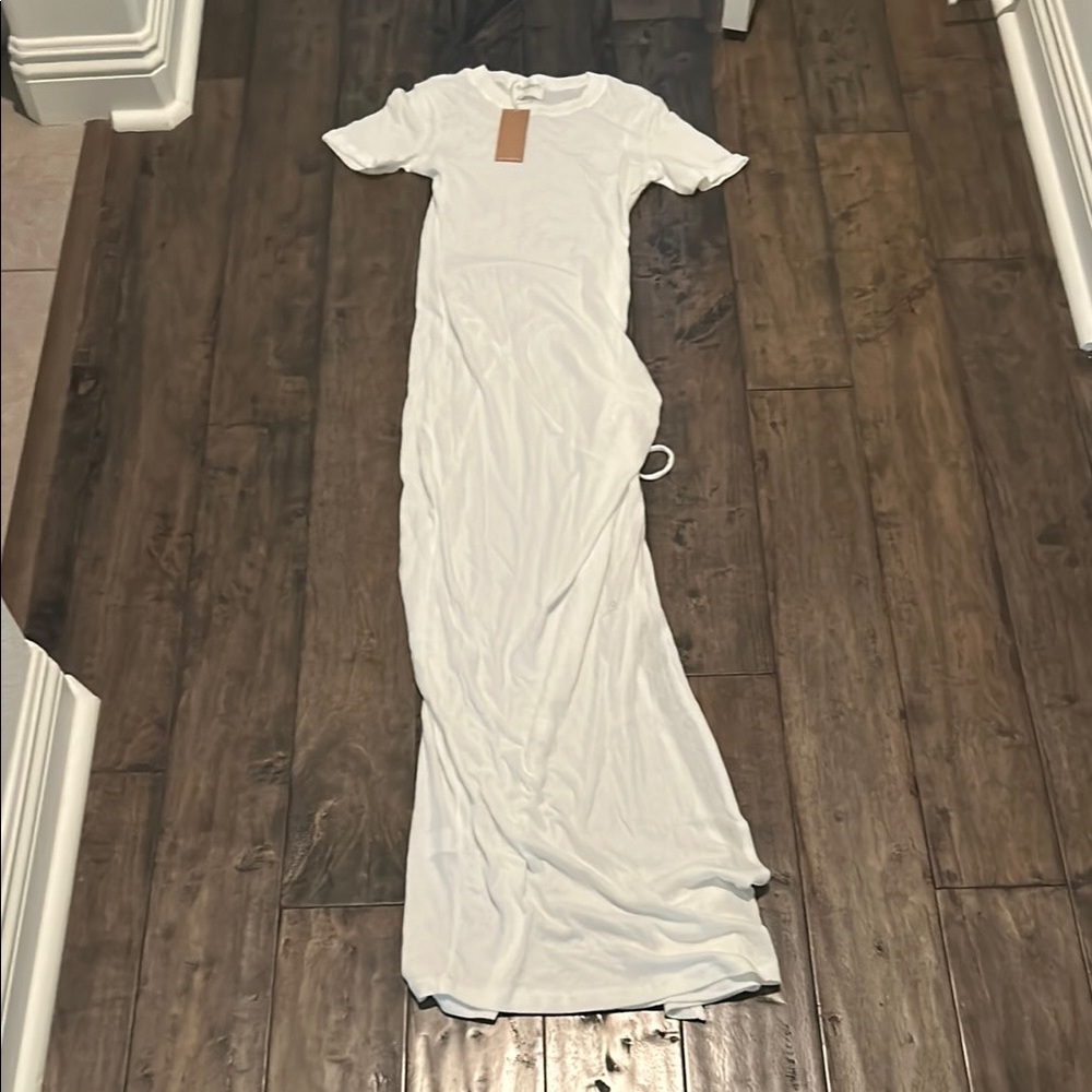 Tan lines White Maxi Dress
